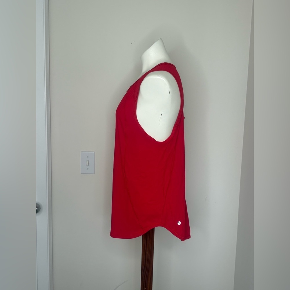 Lululemon Sculpt Tank True Red Size 6 - Picture 5 of 9